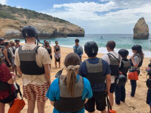 Catholic student pilgrimage building resilience and leadership skills